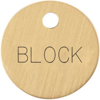 Sale DOVER DROPSHIP 1'' Round Bridle & Accessory Tag