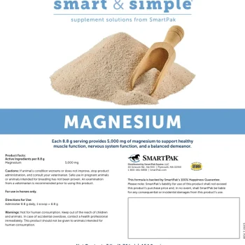 Hot SMARTPAK SmartEquine™ Smart & Simple® Magnesium Oxide Powder - 3 lbs.