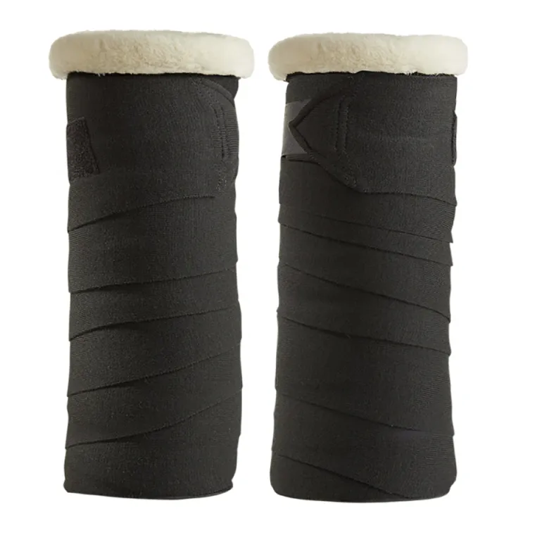 BsQuBAdE_1.webp Online EQUIFIT ® SheepsWool™ T-Foam™ Standing Wraps Black/Natural