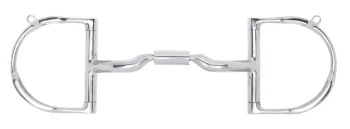 Fashion TOKLAT ORIGINALS Myler® Low Port Medium D-Ring MB 04 with Hooks Stainless Steel