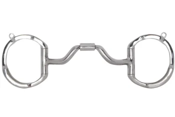 Best TOKLAT ORIGINALS Myler® Ported Barrel Eggbutt MB 33 with Hooks Stainless Steel