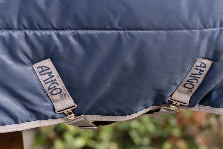 DDKIDiyo_3.webp Outlet HORSEWARE ® Ireland Amigo® Ripstop Insulator Stable Pony Plus Blanket - 200G Navy/Titanium Grey