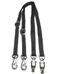 Hot JACKS MFG Nylon Web Cross Ties Black