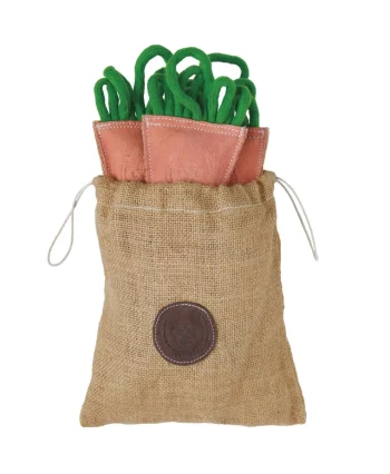 Clearance SHIRE HORSE Dover Dog Carrot Bunch Dog Toy Orange