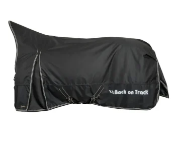 Outlet BACK ON TRACK BOT LL Back on Track® Brianna Turnout Sheet 50G with Woven Lining Black
