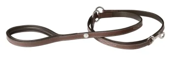 Hot PUSHKAR INTL DS Fancy-Stitched Dog Leash Brown