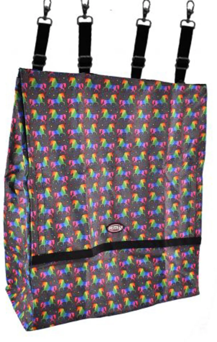 EZyZltpC_0.webp Discount SHILOH STABLES TACK Showman® Print Deluxe Nylon Stall Bag Unicorn