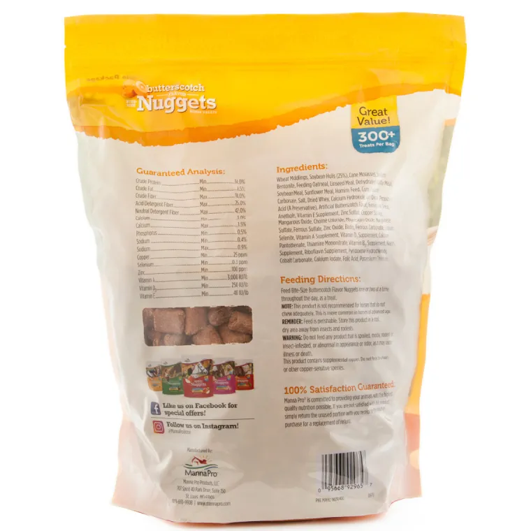 GjobWHNY_3.webp New ANIMAL HEALTH INT Manna Pro® Bite-Size Nuggets - 4 lb
