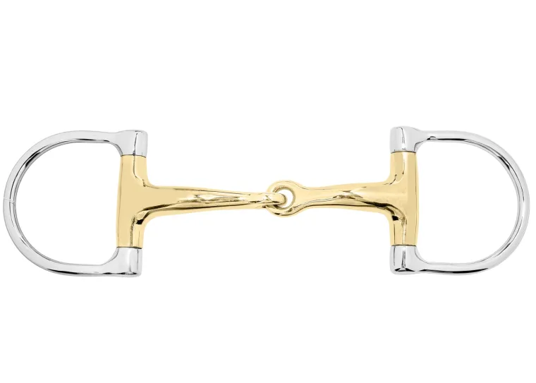 HTwUMXTR_0.webp Hot INT RIDING HELMET Marcel Toulouse Pony D-Ring Snaffle Bit German Silver