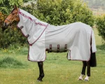 Outlet HORSEWARE ® Ireland Amigo® Bug Buster® with No-Fly Zone™ Silver/Burgundy