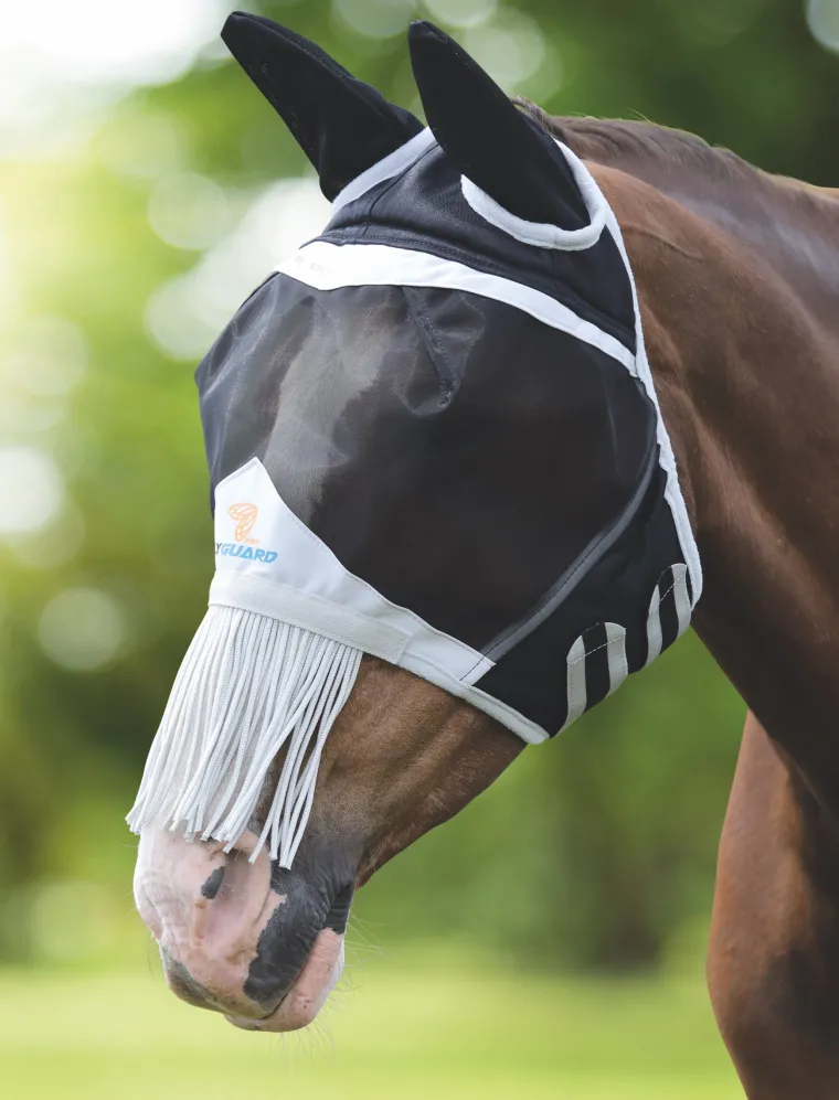 IUYjKVCS_0.webp Discount SHIRES EQUESTRIAN Shires Fine Mesh Fly Mask (Ears & Nose Fringe)