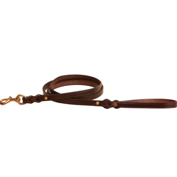 Online TORY LEATHER Split-Twist Creased Leather Dog Leash