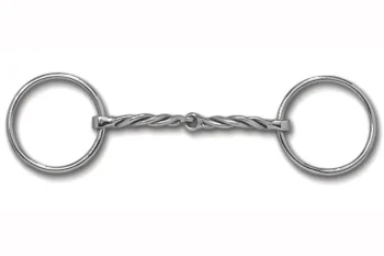 Discount TOKLAT ORIGINALS Myler® Loose Ring MB 09 Sweet Iron Twist Stainless Steel