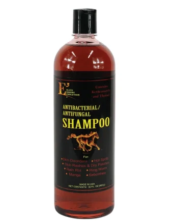 Best ANIMAL HEALTH INT E3® Elite Equine Evolution Antibacterial Shampoo - Quart