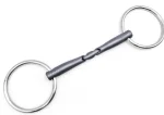 Clearance ELITE EQUESTRIAN SUP Fager Emil Titanium Loose Ring Bit, 16mm Mouth