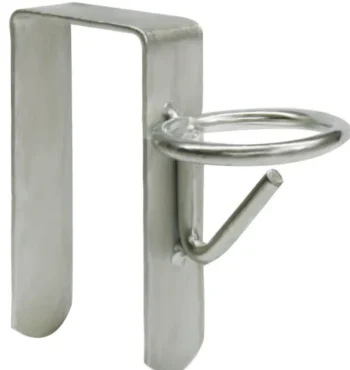 Hot SHILOH STABLES TACK Heavy Bucket Hanger Silver