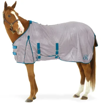 Fashion ERS Ovation® Super Fly Sheet with Belly Cover Grey/Teal
