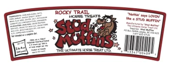 Sale ANIMAL HEALTH INT Stud Muffins® Rocky Trail Horse Treats - 20 oz. Tub Cinnamon
