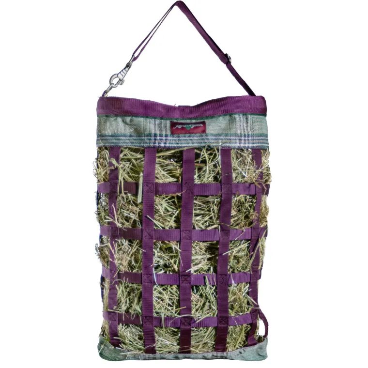 QsGWyqrb_4.webp Discount KENSINGTON ™ Hay Bag with Rim, Large Holes, 1 Flake Capacity