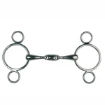 Fashion PARTRADE Metalab Double-Jointed Continental Gag Bit Stainless Steel