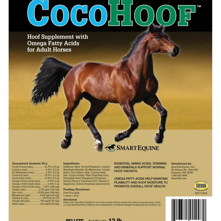 UbQilGXO_1.webp Sale SMARTPAK CocoHoof™ Pellets by SmartEquine™ - 12 lbs