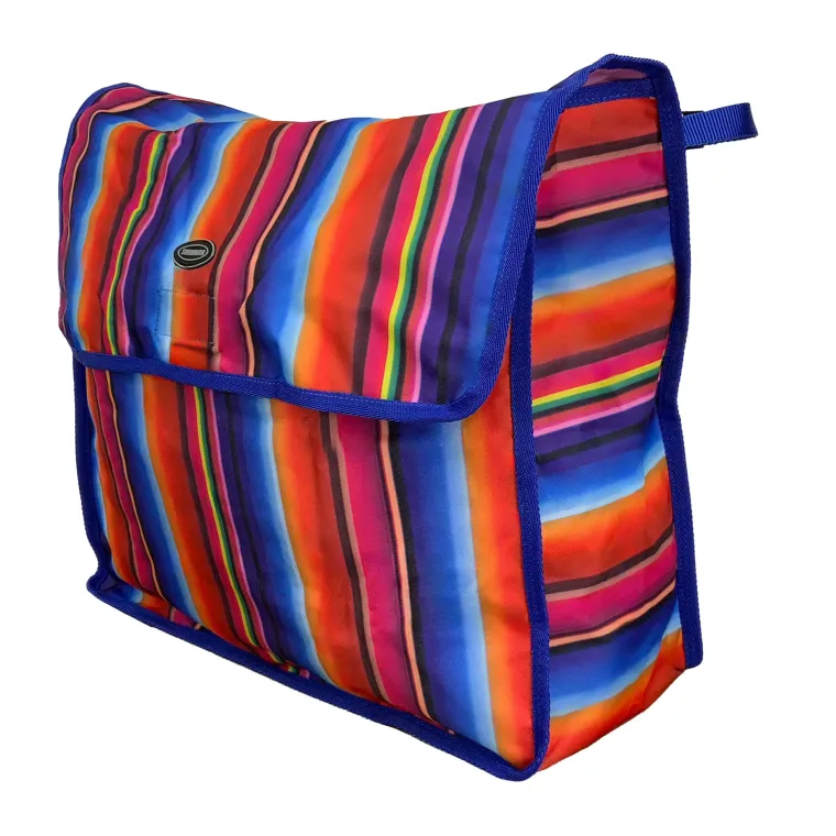VlWslhFj_0.webp Fashion SHILOH STABLES TACK Showman® Stall-Front Storage Bag Neon Serape