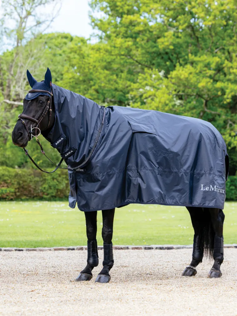 WXrDkUoh_0.webp Hot HORSE HEALTH TRADE LeMieux™ Rain Sheet Navy