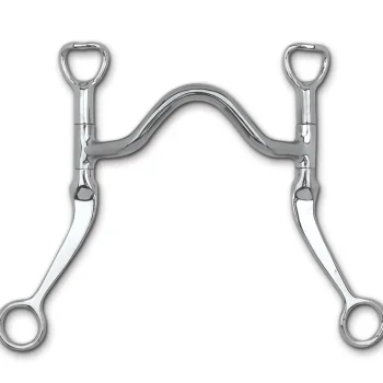 Sale TOKLAT ORIGINALS Myler® Flat Shank Medium Wide Mullen Port MB 16 Stainless Steel