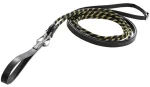 Best PEP-KAVALKADE Kavalkade Leather Draw Reins with Nylon Rope Front Black