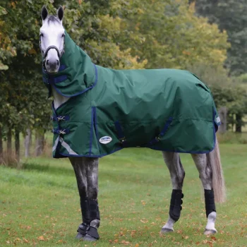 Best WEATHERBEETA ® ComFiTec™ Plus Dynamic II Detach-A-Neck Heavyweight Turnout Blanket Hunter/Navy