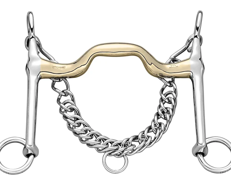 ZTNwdhBD_0.webp Clearance GEM-HERM SPRENGER Herm Sprenger® Sensogan® KK Dressage Bit - 18 mm mouth; 13 cm shanks