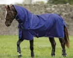Online HORSEWARE ® Ireland Amigo® Hero Plus 900D Disc-Front Lite Turnout Sheet Atlantic Blue/Atlantic Blue/Ivory
