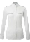 Hot HORSEWARE AA® Ladies’ Monaco Dress Shirt White/Grey