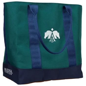 Best SADDLERY BRANDS INTL Arena Maxi Tote Bag Green/Navy/White