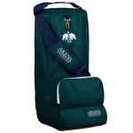 Clearance SADDLERY BRANDS INTL Arena Tall Boot Bag Dark Green/Navy/White/Caramel