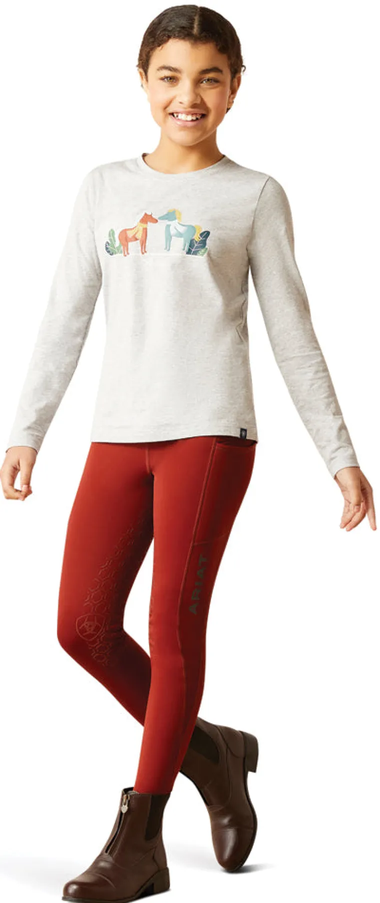 ariat-kids-winter-fashions-tee-taZeLPAq-2.webp Outlet ARIAT-APPAREL Ariat® Kids’ Winter Fashions Tee Heather Grey