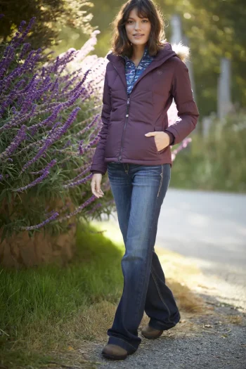 New ARIAT ® Ladies’ Barnyard Twin Gore Waterproof Boots II Antique Brown