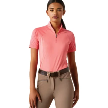 Sale ARIAT-APPAREL Ariat® Ladies’ Soquel Quarter-Zip Short Sleeve Shirt
