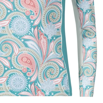 Best ARISTA EQUESTRIAN Arista® Ladies’ Viva Quarter-Zip Long Sleeve Shirt Light Verdigris