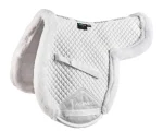 Sale SHIRES EQUESTRIAN ARMA SupaFleece-Lined Shaped Pad White