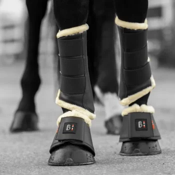Sale EQUINAVIA B Vertigo Wellington Fleece-Top Bell Boots Black