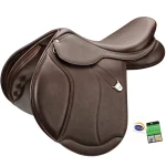 Hot SADDLERY BRANDS INTL Bates Caprilli Close Contact+ Forward Flap With Luxe Leather Saddle Brown