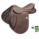 Best SADDLERY BRANDS INTL Bates Caprilli Close Contact Saddle With Extended Flap Brown