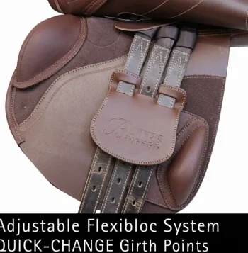 Sale SADDLERY BRANDS INTL Bates Elevation®+ Luxe Leather Saddle Brown
