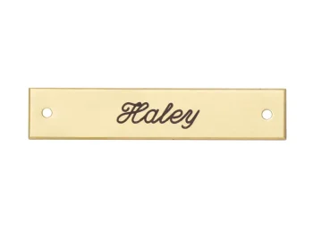 Outlet DOVER DROPSHIP Beveled Edge Saddle Nameplate