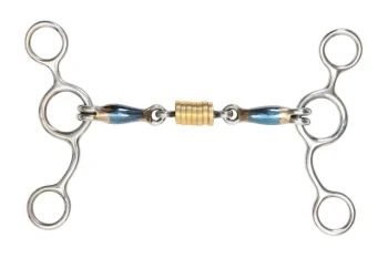 Fashion SHIRES EQUESTRIAN Shires Tom Thumb with Roller Link Blue Sweet Iron