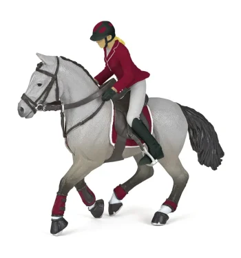 Discount HOTALING INC Papo Gray Competition Horse with Rider