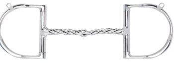 Best TOKLAT ORIGINALS Myler® English D-Ring MB 09 Twist with Hooks Stainless Steel