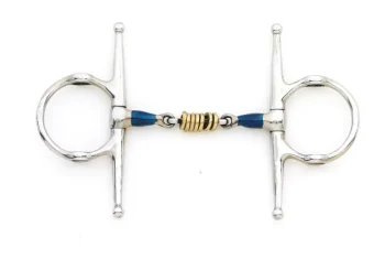 Hot ERS Centaur® Blue Steel Double-Jointed Disc Full Cheek Gag Stainless