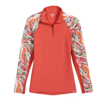 Discount KIRSCH CoolBlast® 100 Ladies’ LaBelle Print Long Sleeve Shirt